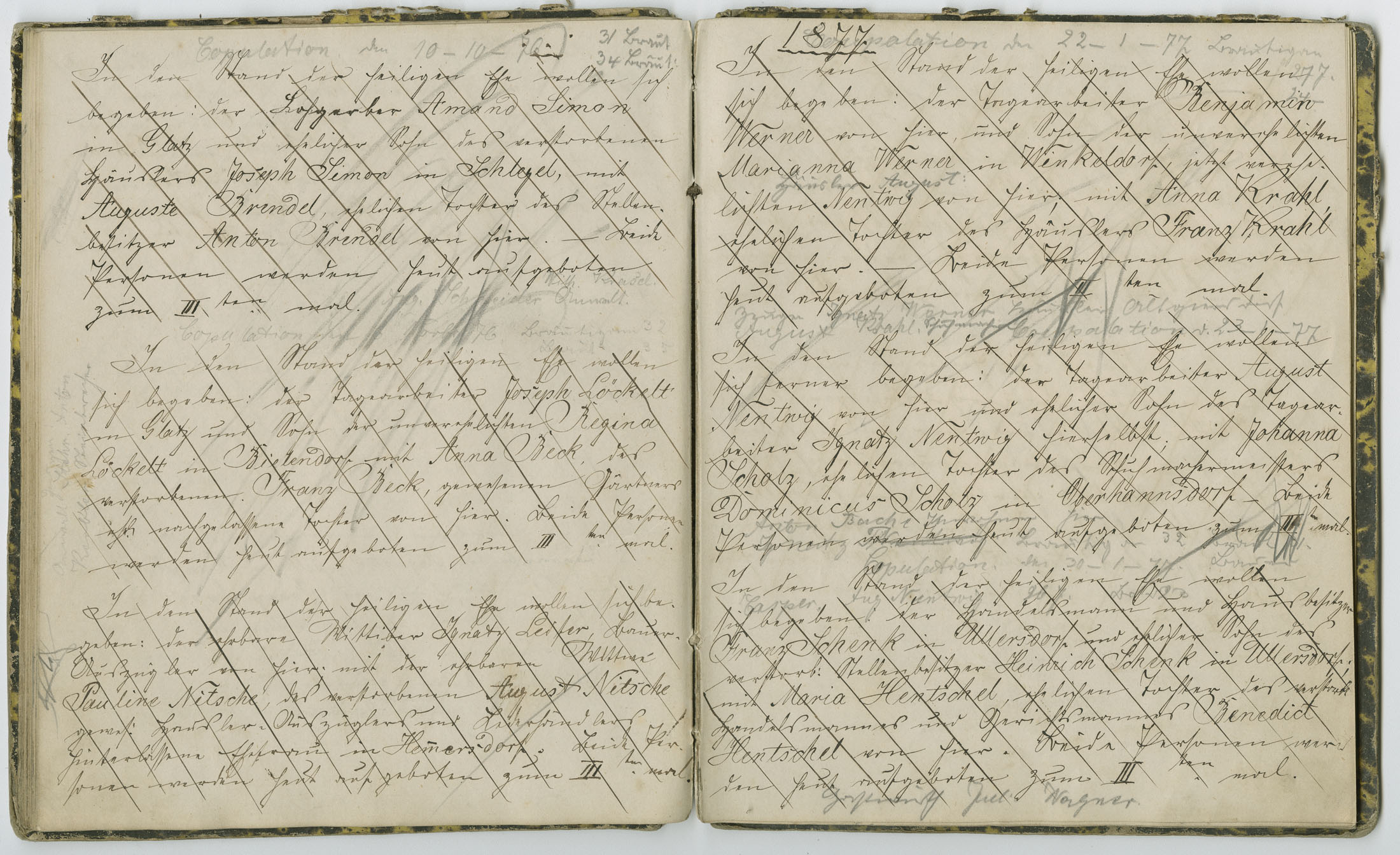 Aufgebote Seite 109