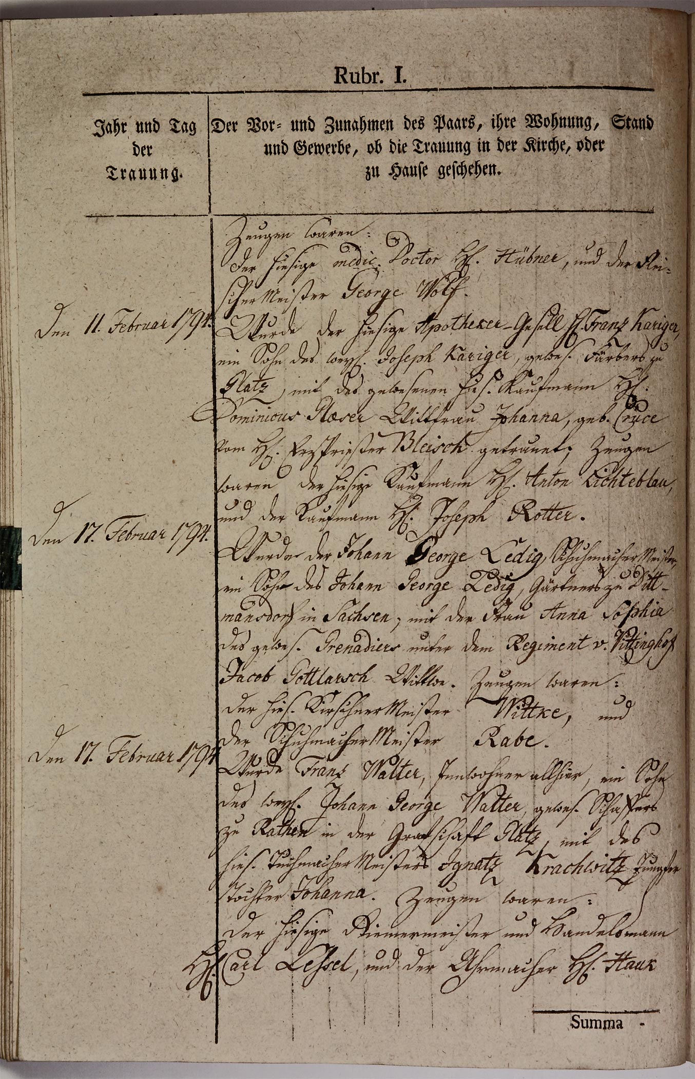 Kirchenbuch 1793 Seite 55